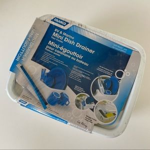 NEW Camco Mini RV & Marine Dish Drainer White